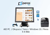 PEROS BOX OTOMASYON SİSTEMİ(PROGRAM,DOKUNMATIK PC,YAZICI VE OKUYUCU) - 1